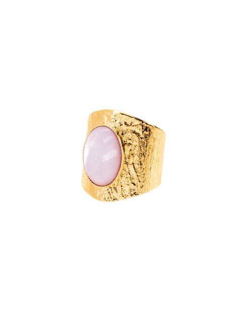 Bague Jade Nacre Rose
