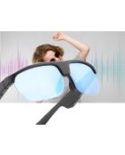 Mogie Smart Glasses Modell Atlas schwarz und blau