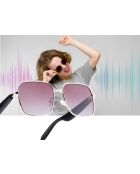 Mogie Smart Glasses Modell Nyra schwarz und pink