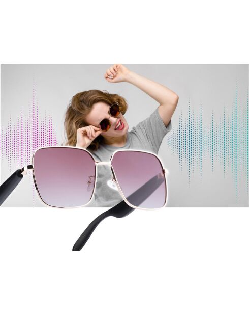 Mogie Smart Glasses Modell Nyra schwarz und pink