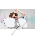 Mogie Smart Glasses Modell Lyra weiß und grau