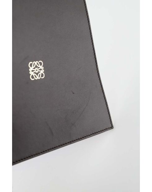 Pochette in pelle marrone - 20x2x20 cm - Ottime condizioni