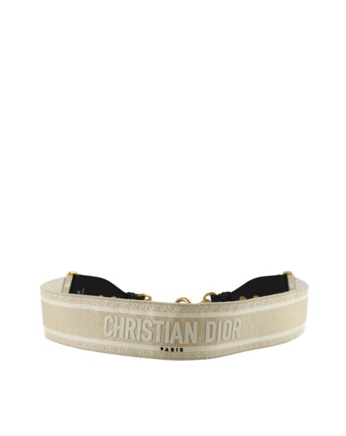 Tracolla in pelle beige -7x60 cm - Ottime condizioni