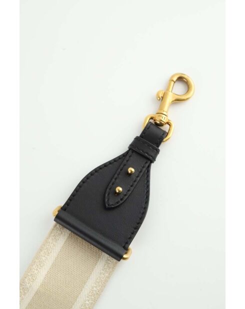 Tracolla in pelle beige -7x60 cm - Ottime condizioni