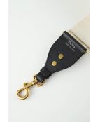 Tracolla in pelle beige -7x60 cm - Ottime condizioni