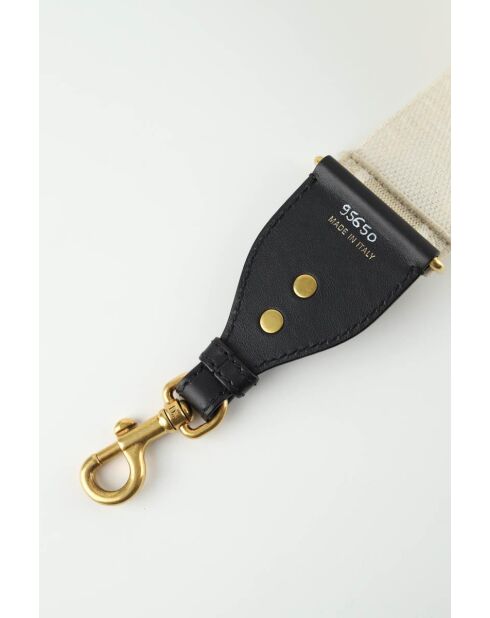 Tracolla in pelle beige -7x60 cm - Ottime condizioni