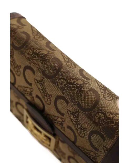 Braune Schultertasche aus Leder - 25x20 cm - Guter Zustand