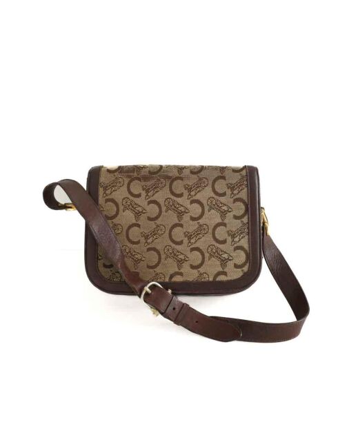 Braune Schultertasche aus Leder - 25x20 cm - Guter Zustand