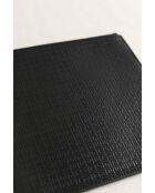 Pochette in pelle nera - 20x20 cm - Ottime condizioni