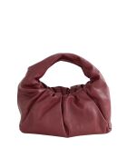 Bordeauxrode leren handtas - 35x13x20 cm - Zeer goede conditie