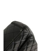 Sac à bandoulière en cuir noir - 33x10x25 cm - Bon état