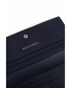 Portacarte in pelle blu scuro - Ottime condizioni