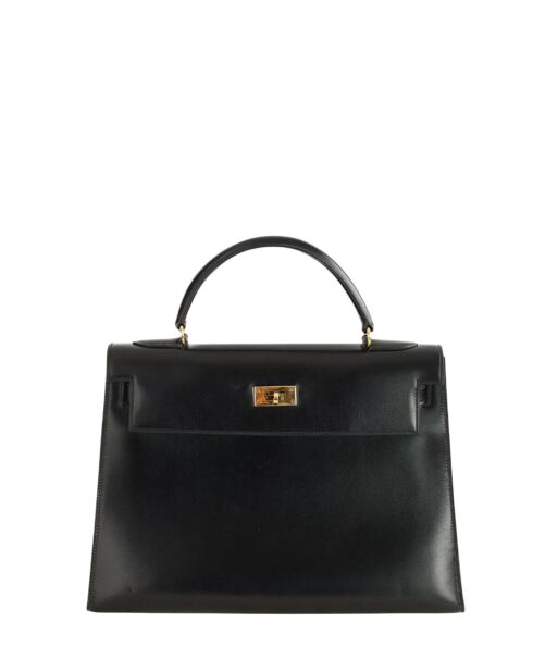 Schwarze Lederhandtasche - Sehr guter Zustand