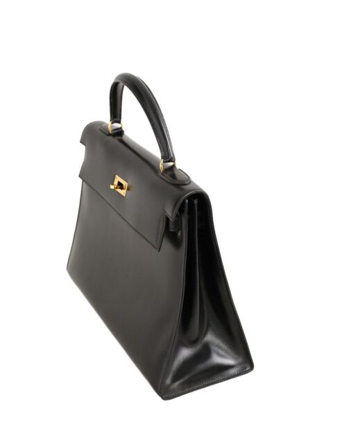 Schwarze Lederhandtasche - Sehr guter Zustand