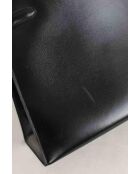 Schwarze Lederhandtasche - Sehr guter Zustand