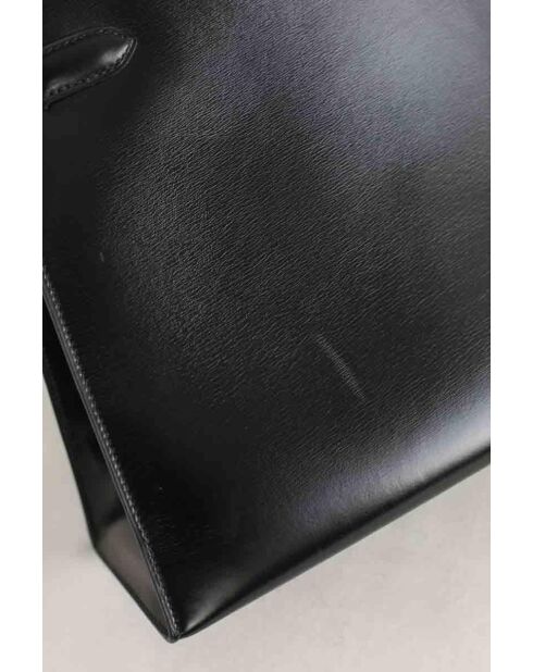 Schwarze Lederhandtasche - Sehr guter Zustand