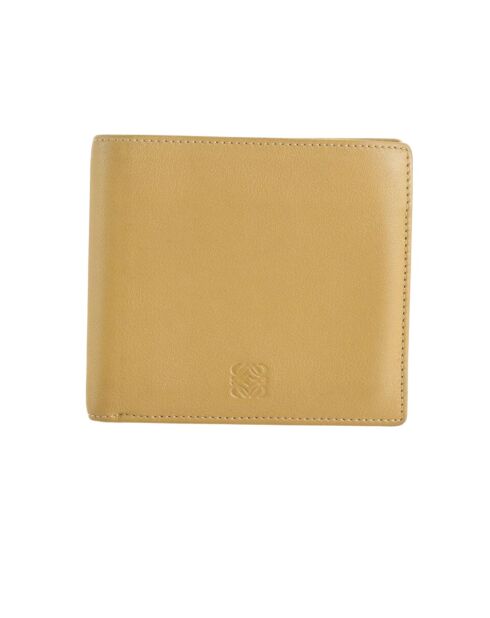 Portafoglio in pelle marrone - 11x10 cm - Ottime condizioni