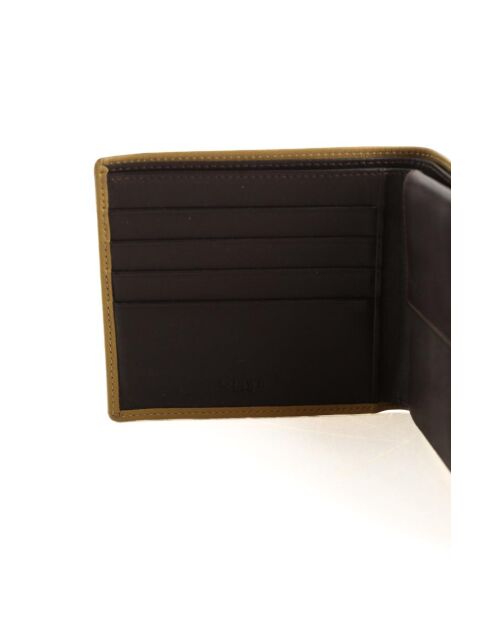 Portafoglio in pelle marrone - 11x10 cm - Ottime condizioni