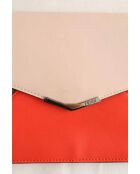 Pochette in pelle rossa - 24x4x15 cm - Ottime condizioni