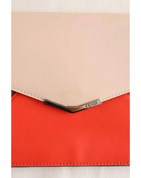 Pochette in pelle rossa - 24x4x15 cm - Ottime condizioni