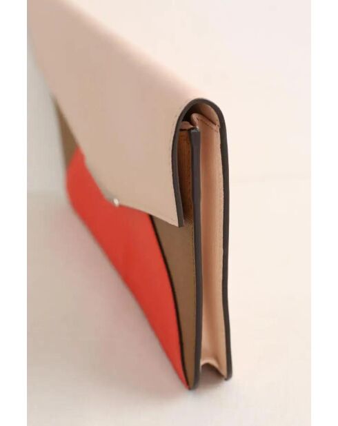 Pochette in pelle rossa - 24x4x15 cm - Ottime condizioni