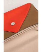 Pochette in pelle rossa - 24x4x15 cm - Ottime condizioni