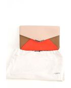 Pochette in pelle rossa - 24x4x15 cm - Ottime condizioni