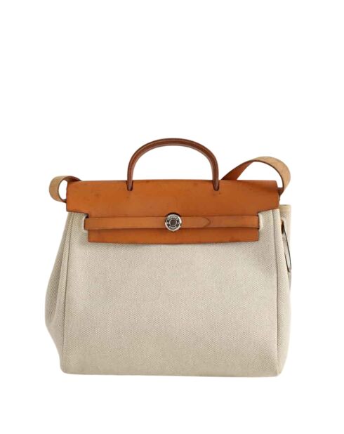 Bolso de tela beige - 30x10x30 cm - Buen estado
