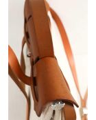 Bolso de tela beige - 30x10x30 cm - Buen estado