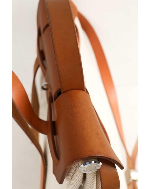 Bolso de tela beige - 30x10x30 cm - Buen estado