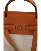 Bolso de tela beige - 30x10x30 cm - Buen estado