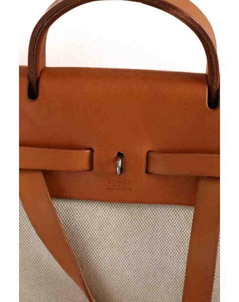 Bolso de tela beige - 30x10x30 cm - Buen estado