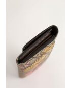 Portafoglio in pelle multicolore - 20,5x3x12 cm - Ottime condizioni