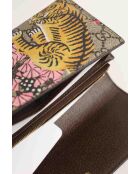 Portafoglio in pelle multicolore - 20,5x3x12 cm - Ottime condizioni