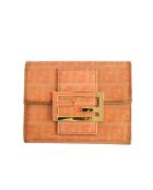 Portafoglio in tessuto arancione - Ottime condizioni