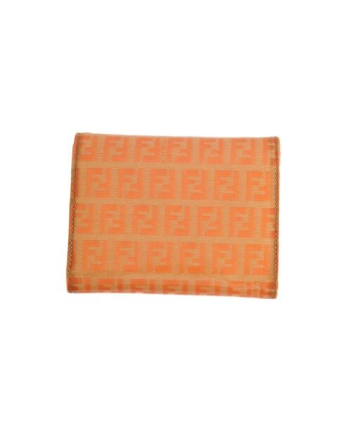 Portafoglio in tessuto arancione - Ottime condizioni