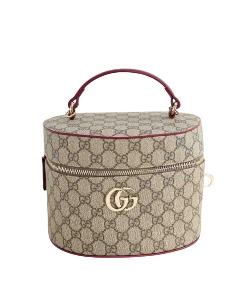 Mobile in pelle grigia - 22x15x17 cm - Mai indossato