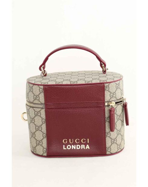 Mobile in pelle grigia - 22x15x17 cm - Mai indossato