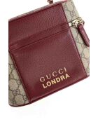 Mobile in pelle grigia - 22x15x17 cm - Mai indossato