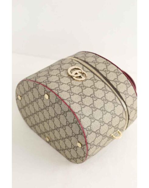 Mobile in pelle grigia - 22x15x17 cm - Mai indossato