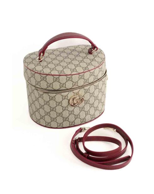 Mobile in pelle grigia - 22x15x17 cm - Mai indossato