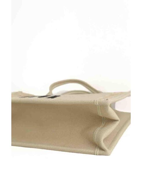 Middelbeige stoffen draagtas - 38x15x29 cm - Nooit gedragen