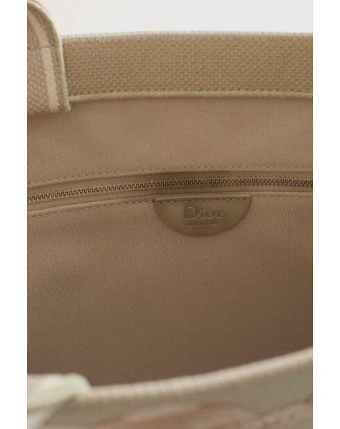 Middelbeige stoffen draagtas - 38x15x29 cm - Nooit gedragen