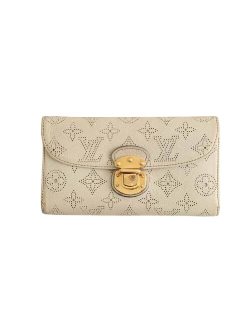 Portafoglio in pelle grigia - 19x3x12 cm - Buone condizioni