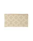 Portafoglio in pelle grigia - 19x3x12 cm - Buone condizioni