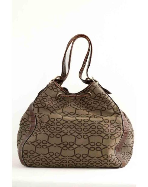 Braune Stofftasche -43x24x32 cm - Sehr guter Zustand