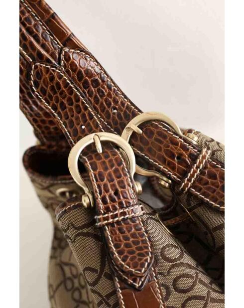 Braune Stofftasche -43x24x32 cm - Sehr guter Zustand