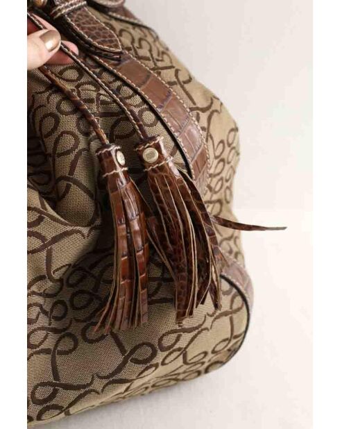 Braune Stofftasche -43x24x32 cm - Sehr guter Zustand