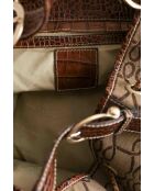 Braune Stofftasche -43x24x32 cm - Sehr guter Zustand