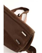 Braune Schultertasche aus Leder - 40x9x18 cm - Guter Zustand